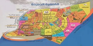 خريطة كمبوندات التجمع الخامس